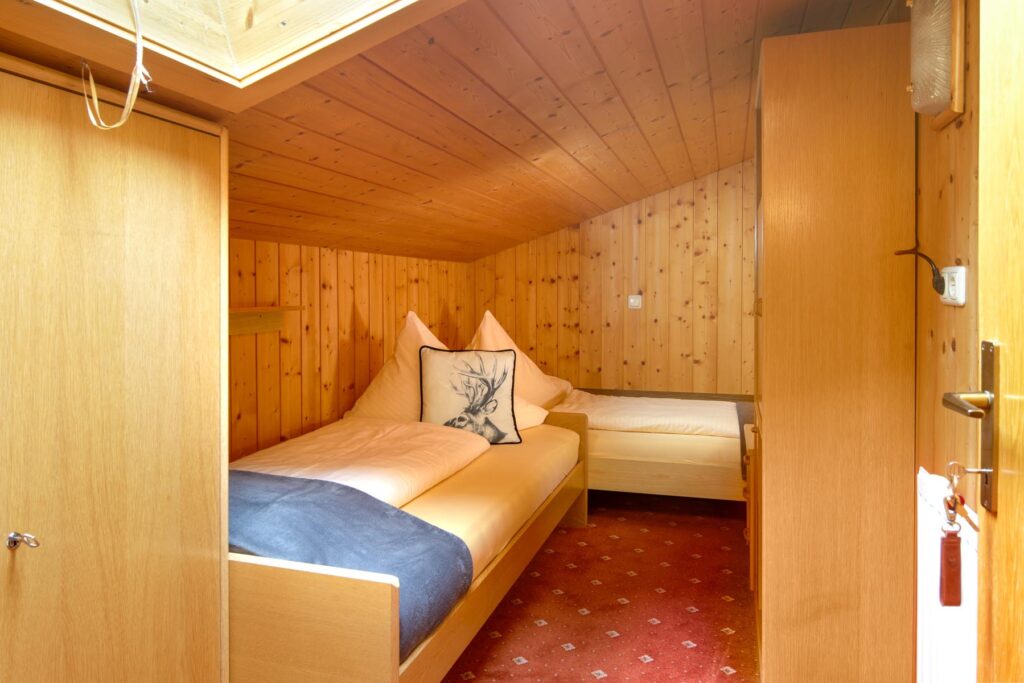 Schlafzimmer Alpenblühn Appartements Tschagguns